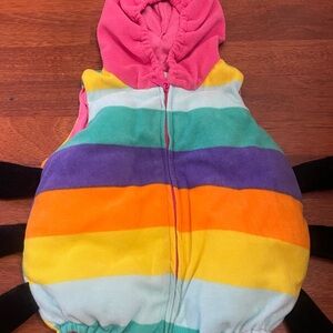 Caterpillar Colorful Striped Hooded Costume